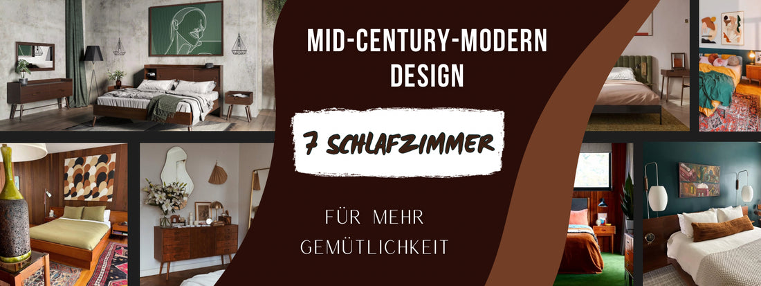 7 Schlafzimmer im Mid-Century-Modern Design